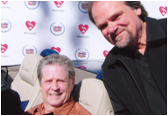 Larry with Brian Wilson