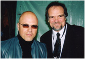 Larry with star of the hit show 'The Shield' - Michael Chiklis
