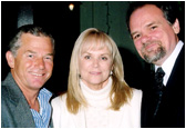 Jackie DeShannon joined Larry and his cousin Pat Weir at the recent New Music Weekly Christmas Party.