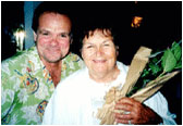 Larry Weir and his mother Maria on Mother's Day.