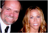 Larry with recording artist Sheryl Crow.