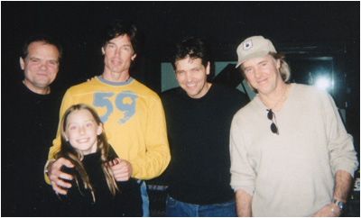 The Bold & The Beautiful star Ron Moss, his daughter, Michael Damian &  Peter Beckett from Player.