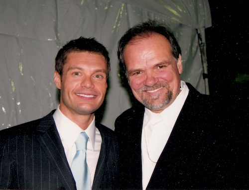 Ryan Seacrest backstage at the American Music Awards